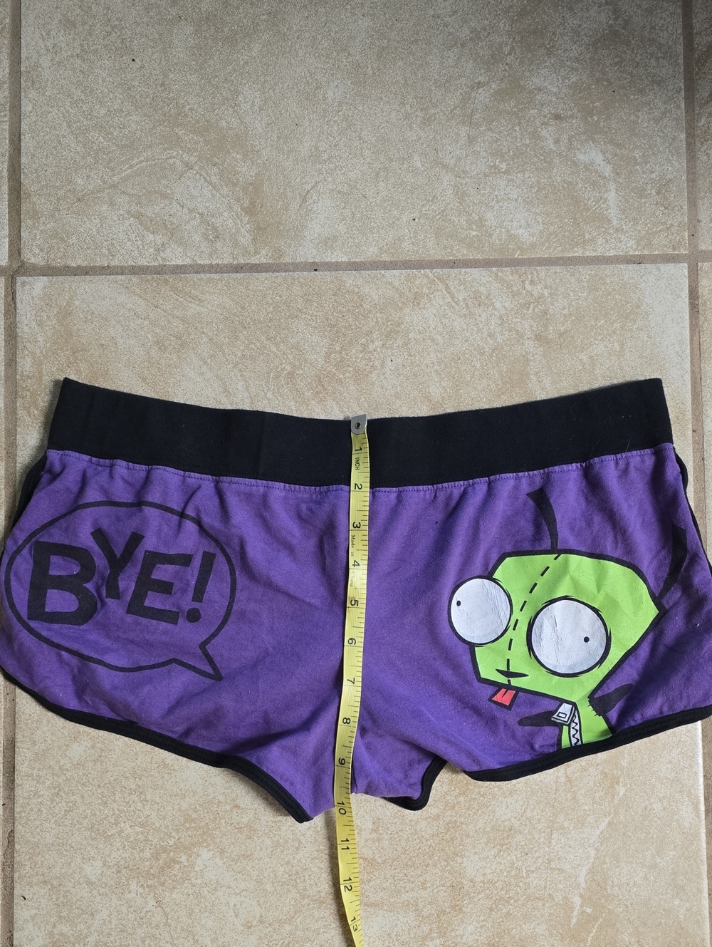 Invader Zim Gir Hi Bye Shorts XL - Picture 2 of 6